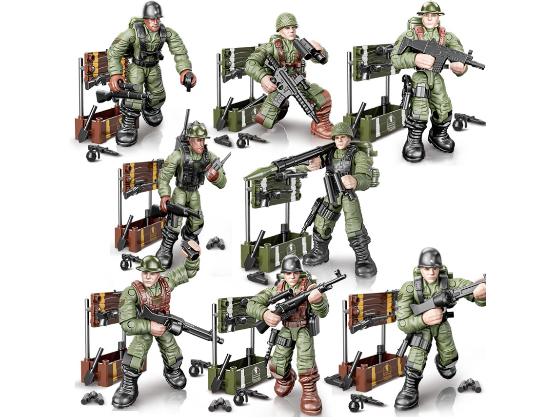 Pessoas Montar Modelo Soldado Brinquedo