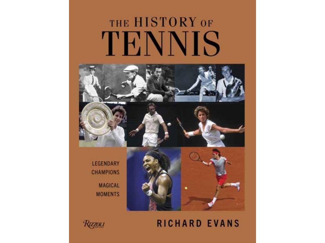 Livro History of Tennis de Richard Evans (Inglês - Capa Dura)