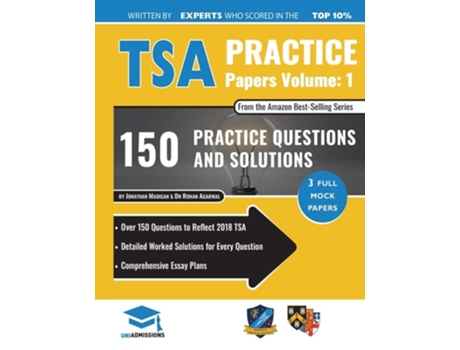 Livro TSA Practice Papers Volume One de Dr Rohan Agarwal e Jonathan Madigan (Inglês)