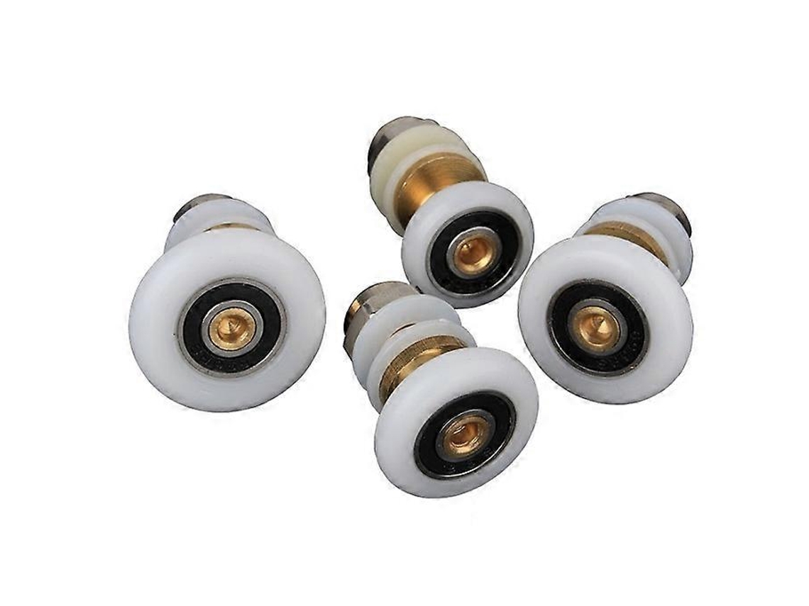 8 Rodillos Para Porta Deslizante De Vidro De Banheiro Peças De Reposição De Poleas Duráveis De Nylon E Cobre 20mm