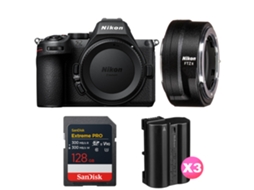 Z5 Ii + Ftz Ii + 1 Sandisk 128gb Extreme Pro Uhs ii Sdxc + 3 Nikon En el15c + Ebook “20 Dicas para Fotos Que Impressionam” NIKON