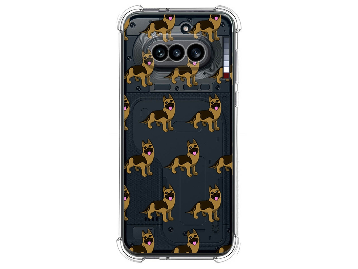 Capa Tumundosmartphone De Silicone À Prova De Choque Para Nothing Phone 4a 5g Com Estampa De Cachorro 09 Desenhos