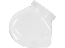 Garrafa Plástica Reutilizável Toddmomy De 2000ml Com Boca Larga E Tampa Hermética Transparente, Ideal Para Armazenar