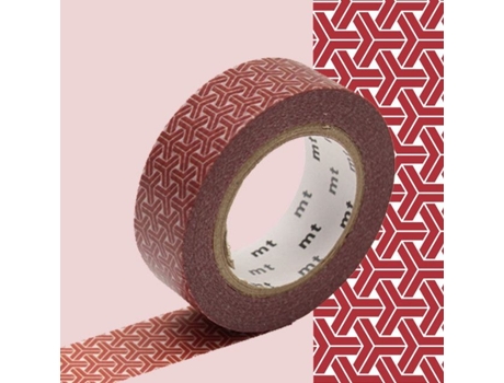 Fita Crepe Tradicional Vermelha MASKING TAPE (1,5 cm X 7m)