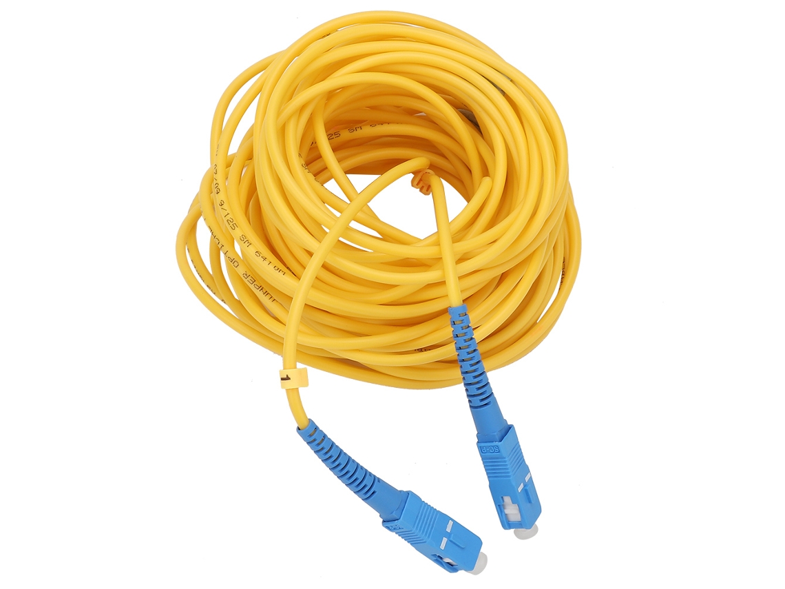 Laxiscreed Patch Cord De Fibra Óptica Monomodo 10m Para Redes De Alta Velocidade