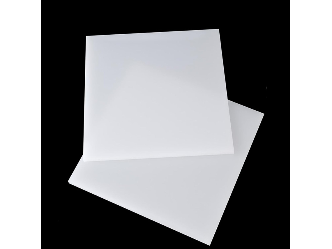 Pa6 - Chapa De Nylon Engenharia, Branca, 200mm X 300mm Espessura,