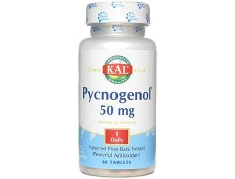 Suplemento Alimentar KAL Pycnogenol (60 tabletes de 50mg)