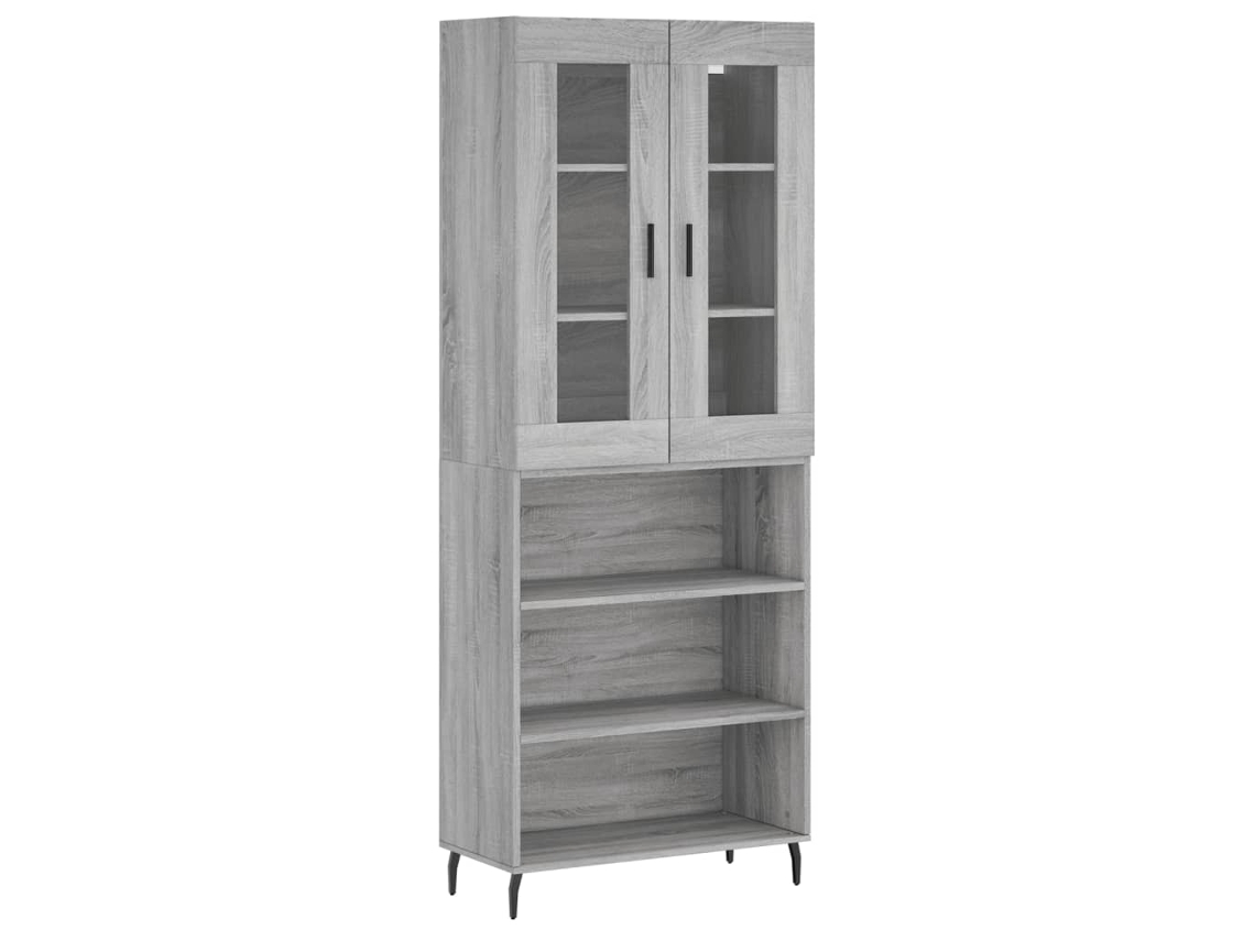 Aparadores 3pcs MAISON EXCLUSIVE em Madeira Cinzento Cimento