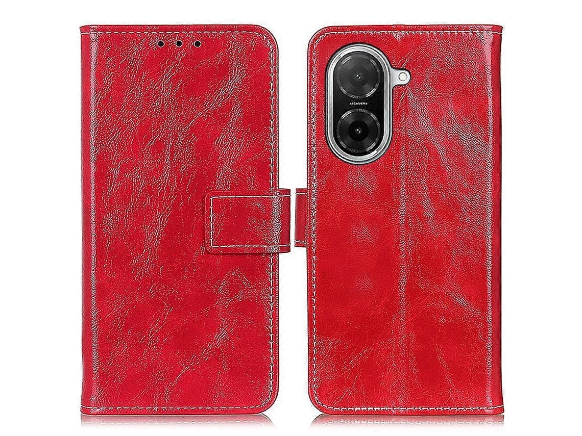 Capa De Celular Retrô Em Couro Com Textura Crazy Horse Para Redmi A5 4g 173,3 Mm
