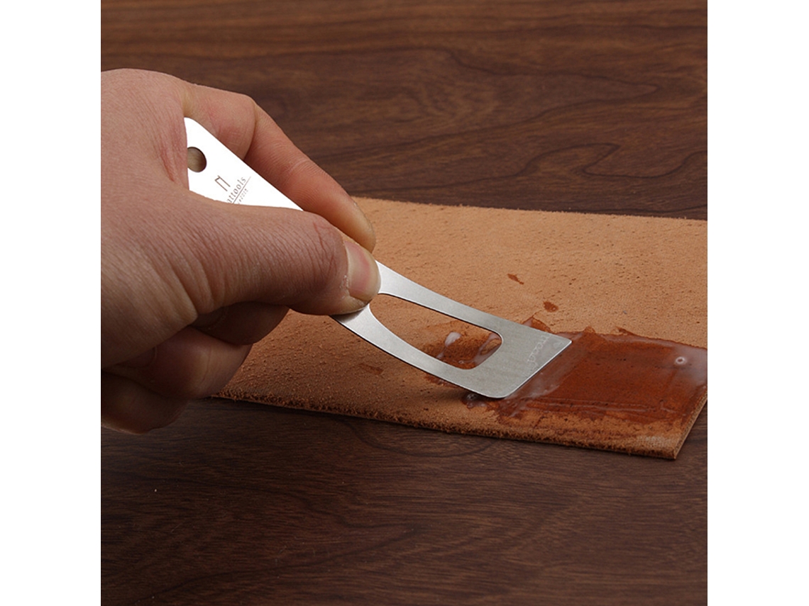 Ferramenta de Cola para Couro em Aço Inoxidável para Costura Diy em Couro. AQUAFORGE