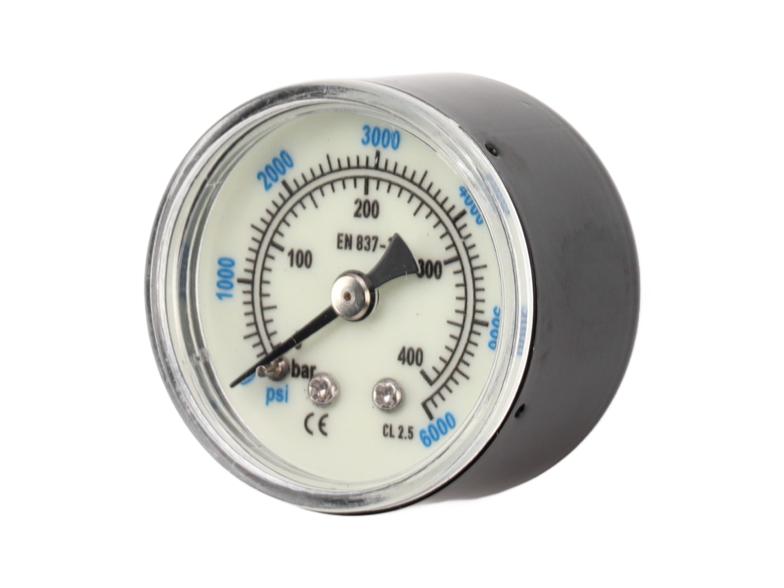 Manômetro de pressão Co2 6000 Psi Primerox com rosca 1/8npt para botijão de gás