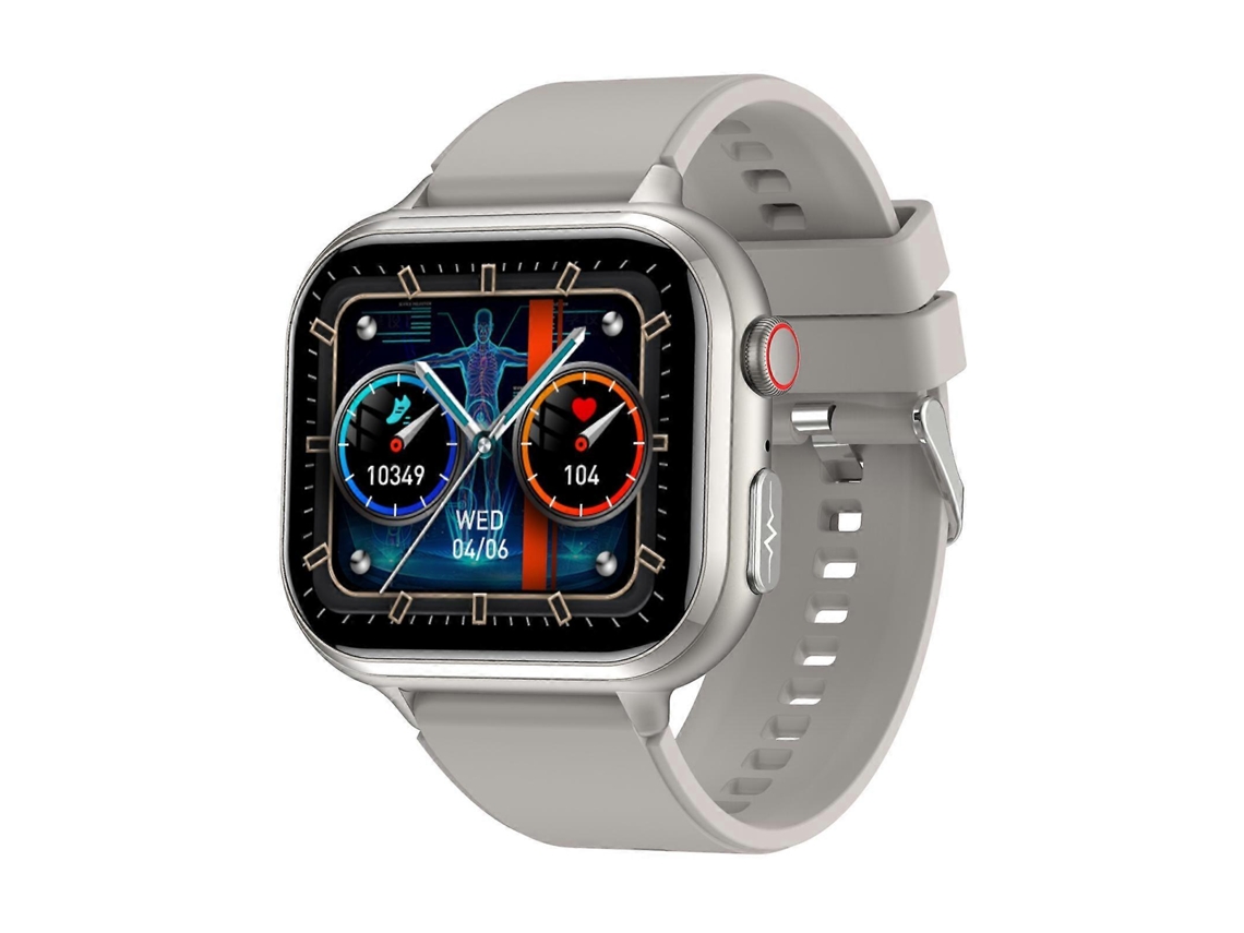 Smartwatch TK17 com pulseira de silicone e tela horizontal de 1,91 polegadas, suporta ECG e eletrocardiograma VONKELIOS