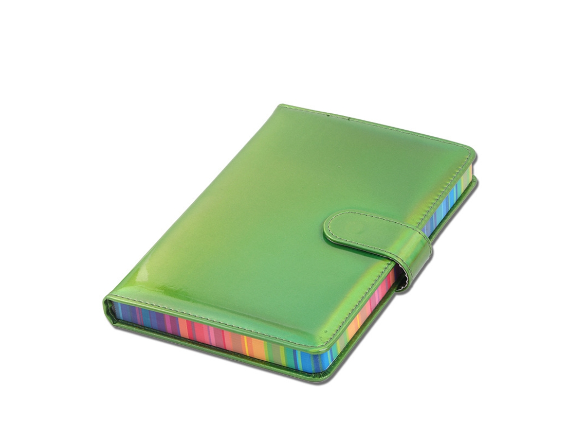Caderno Com Fecho Magnético, 360 Páginas, Cores Macaron, Capa Grossa Pautada Em Couro Macio, Diário Para Anotações