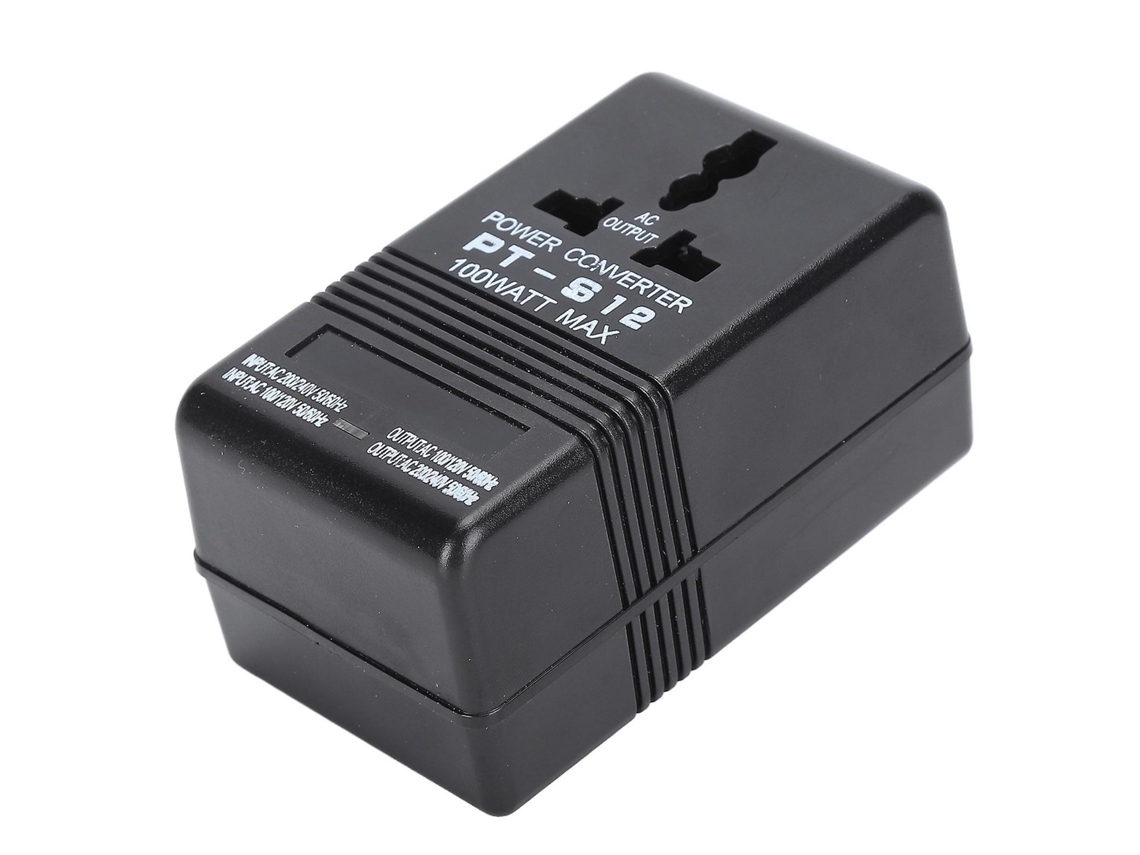 Conversor de tensão CA 100V, 120V para 220V, 240V, Transformador elevador de tensão Buck, 100W, Wellngs