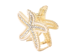 Garfos De Cabelo De Metal Com Strass E Pérola Falsa Para Mulheres E Meninas Acessorios De Cabelo Estrela Do Mar