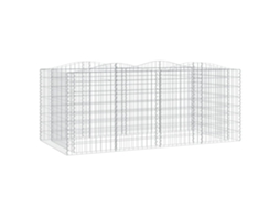 Gabion Raised Bed, Gabion Raised Beds Vidaxl Prateado Ferro (200 X 100 X 100 Cm)