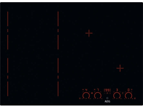 Placa de Indução AEG HKP77420IB (Elétrica - 70 cm - Preto) — Elétrica de Indução | Largura: 68.0 cm