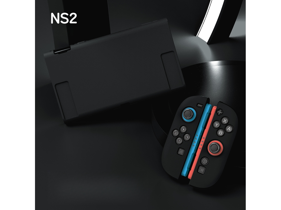 Capa para Nintendo Switch 2, Protetora de Tpu com Cobertura Total SPQMENT (preta)