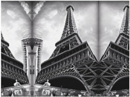 Colcha de Flanela com Estampa da Torre Eiffel Macia e Aconchegante para Sofá Quarto 127 X 101 Cm, Macio, Que