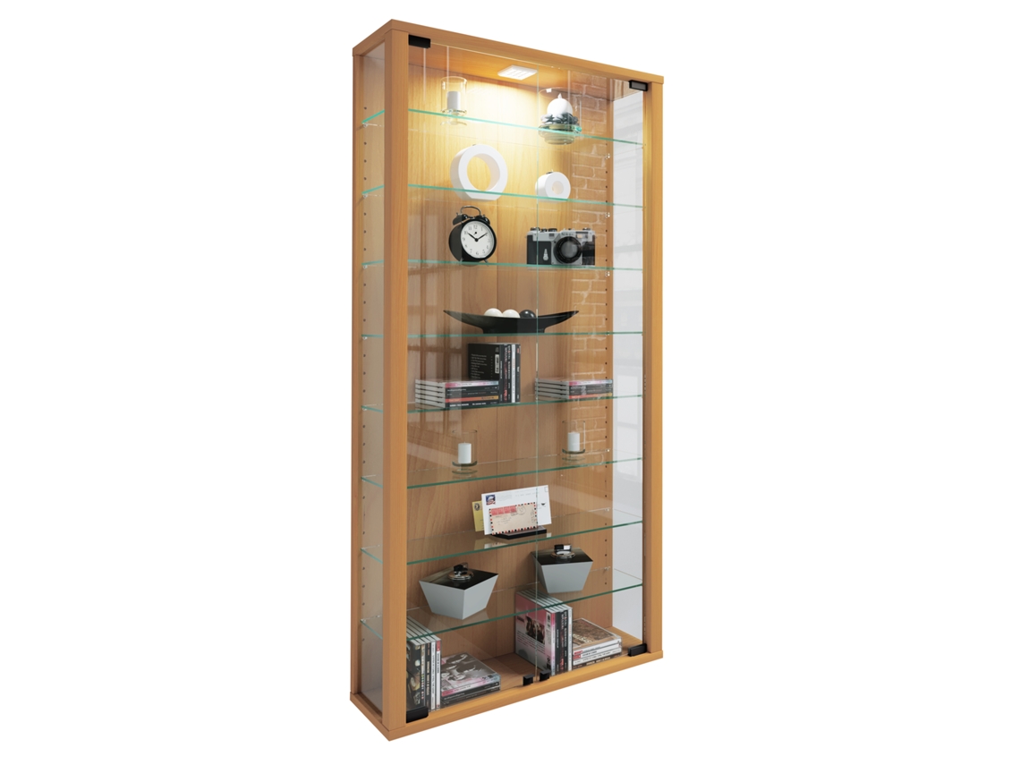 Vitrina De Vidro Em Madeira Lumo Maxi Vcm