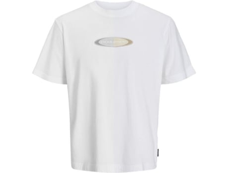 T-shirt De Homem Jj Jcopacer Branding Ss Crew Estampado Branco (xl)