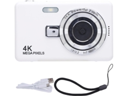Câmera Digital 4k de 50 Mp, Zoom de 16x, Tela de 2,4 Polegadas SFUSHOS