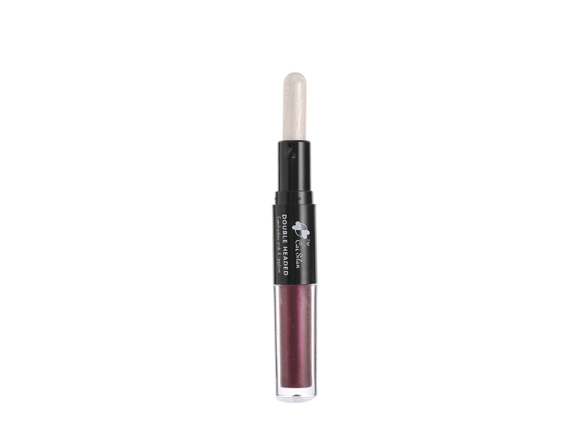 Pincel De Sombras E Lábios 2 Em 1, Bico Duplo, Impermeável, Ferramenta De Maquiagem 10