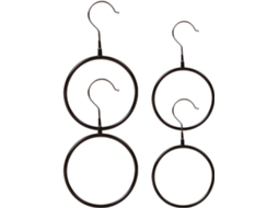 Conjunto de Ganchos GOKOCO, 6 unidades, circulares, dourados