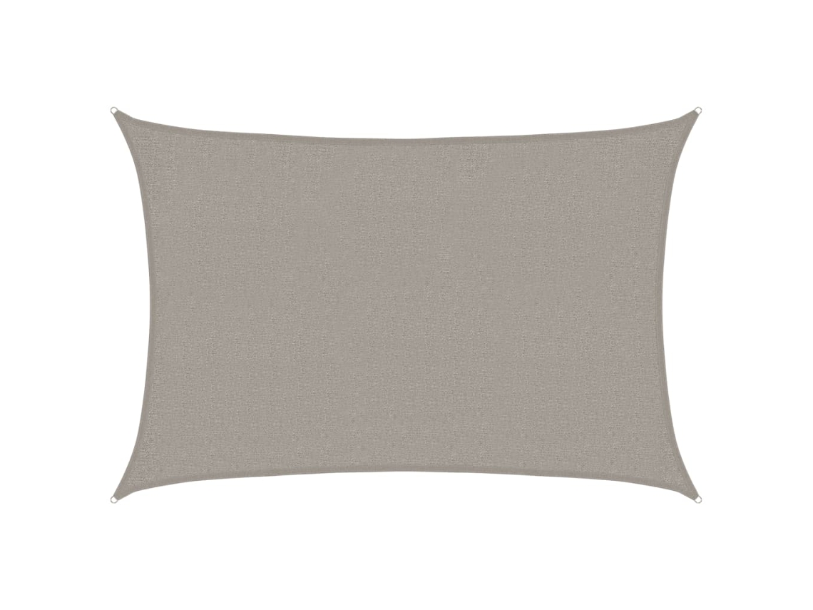 Maison Exclusive - Para-sol Estilo Vela Retangular 160g/m² 2x2,5m Pead Cinza-claro