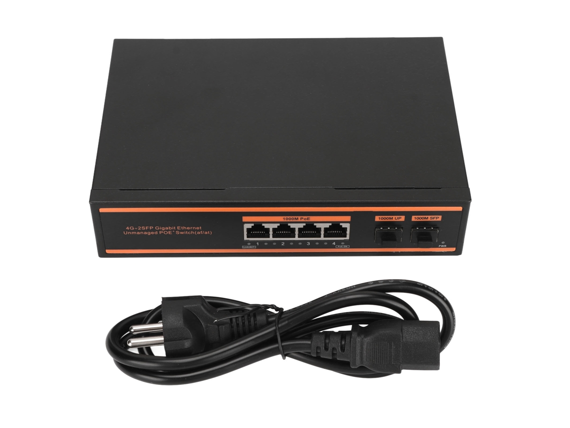 Switch Poe LAXISCREED 4+2 Portas 1000m