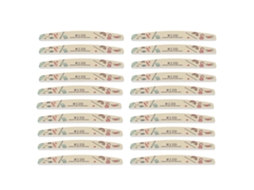 20 Pçs Lixa De Unhas Duplex Lavável Reutilizável Com 120/180/240 Grit Para Manicure E Cuidados Com As Unhas