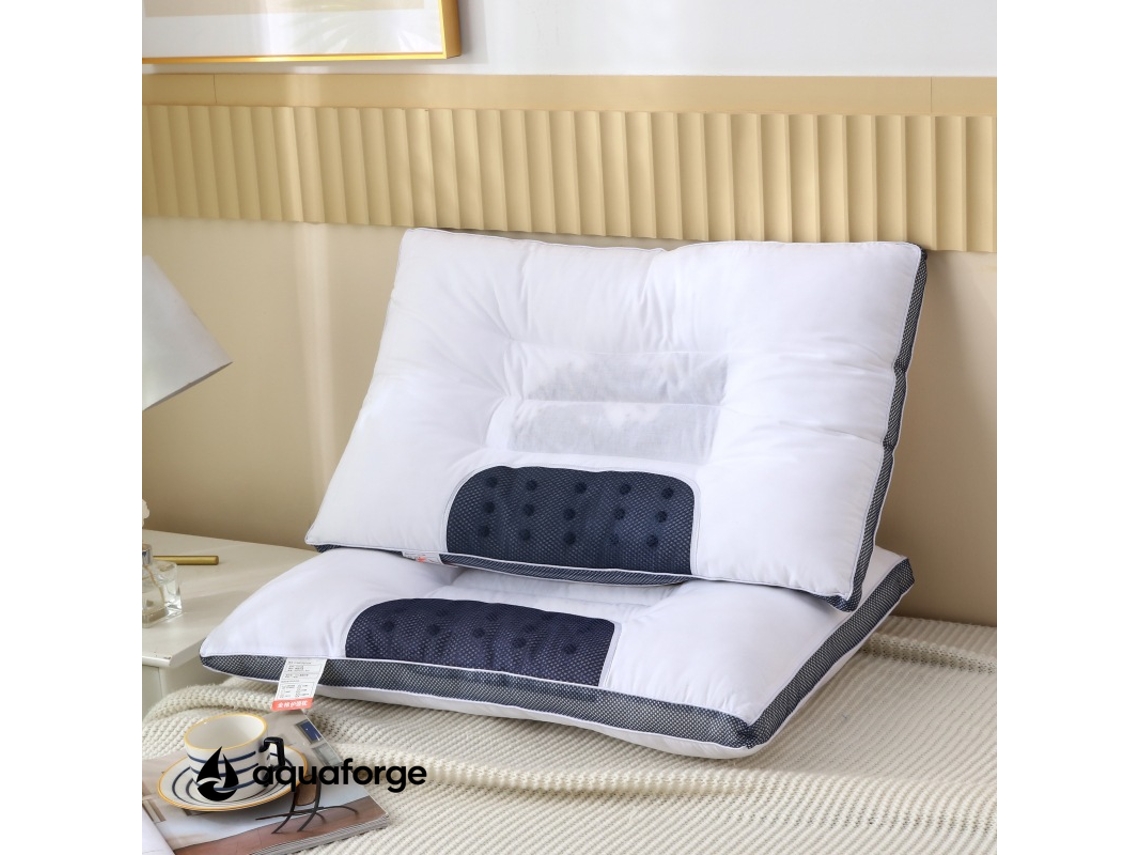 Almofada Cervical Ergonómica Algodão Respirável 90 X 50 Cm