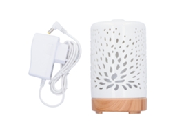Laxiscreed Umidificador De Aromaterapia Cerâmico 100ml Com Luz Noturna Multicolor