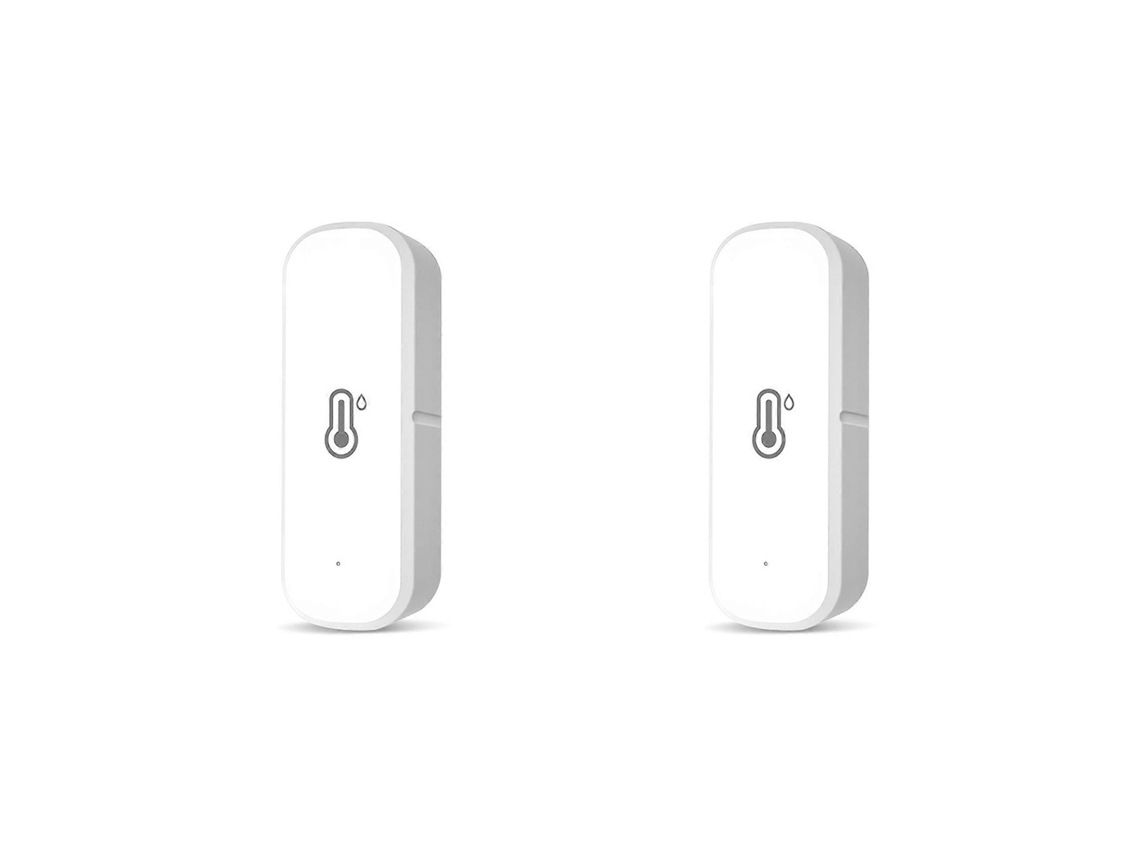Higrômetro E Termômetro Inteligentes Com 2 Sensores Zigbee De Umidade E Temperatura, Monitoramento Remoto E Alertas Para Casa Inteligente.