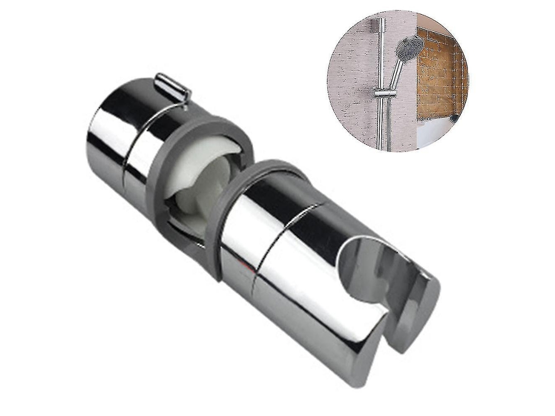 Lurelia Suporte Adesivo Para Chuveiro Abs Cromado 18-25 Mm Rotação 360º Ajustável Universal Barra Deslizante
