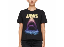 Rockinstone Jaws Movie New To The Game Black Adult T-shirt Size:l