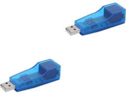 2 Usb Para Pc E Laptop Conexão Internet Com Fio Em Casa No Escritório