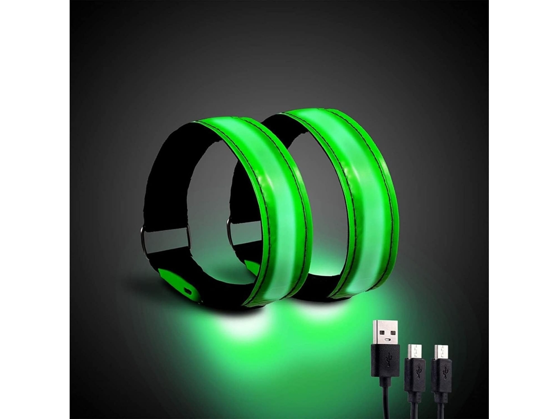 Sanfoelek Luz De Corrida Para Corredores (pacote Com 2) Pulseira Led