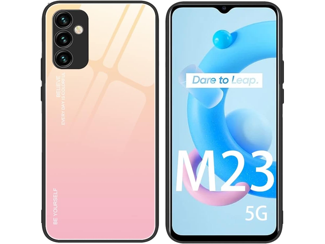 Capa Dura Gradiente Armadura Protetora para Samsung HONGWE. Vidro