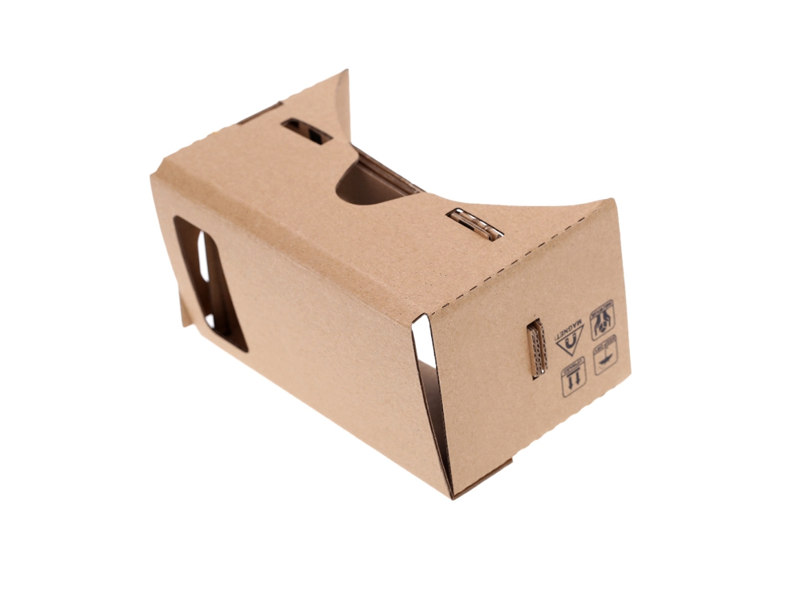 Mali óculos de Realidade Virtual Vr 3d Diy de Papelão com Tag Nfc para Tela de 5.5"