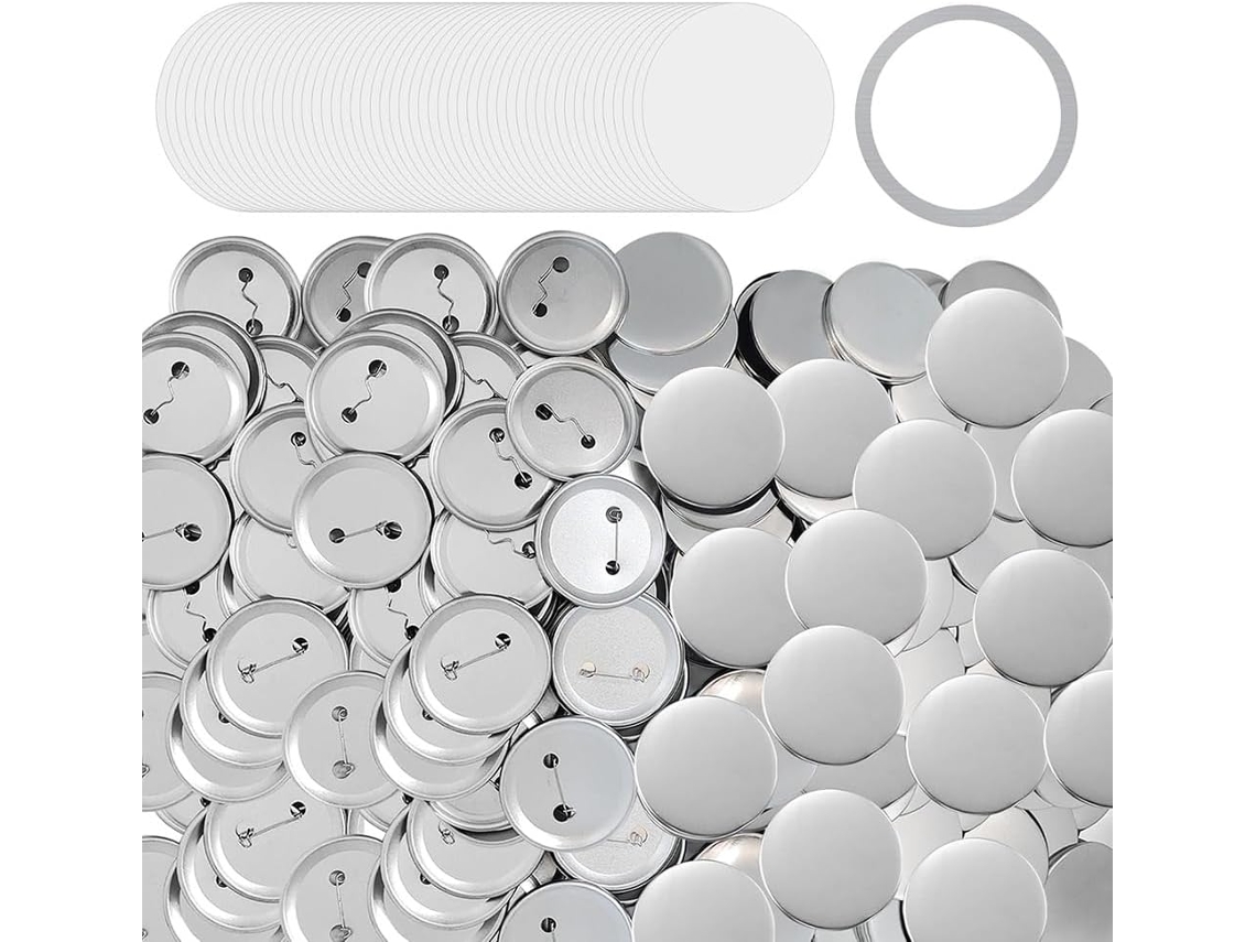 200 Conjuntos De Botões 58 Mm/2,25 Polegadas, Suprimentos Completos