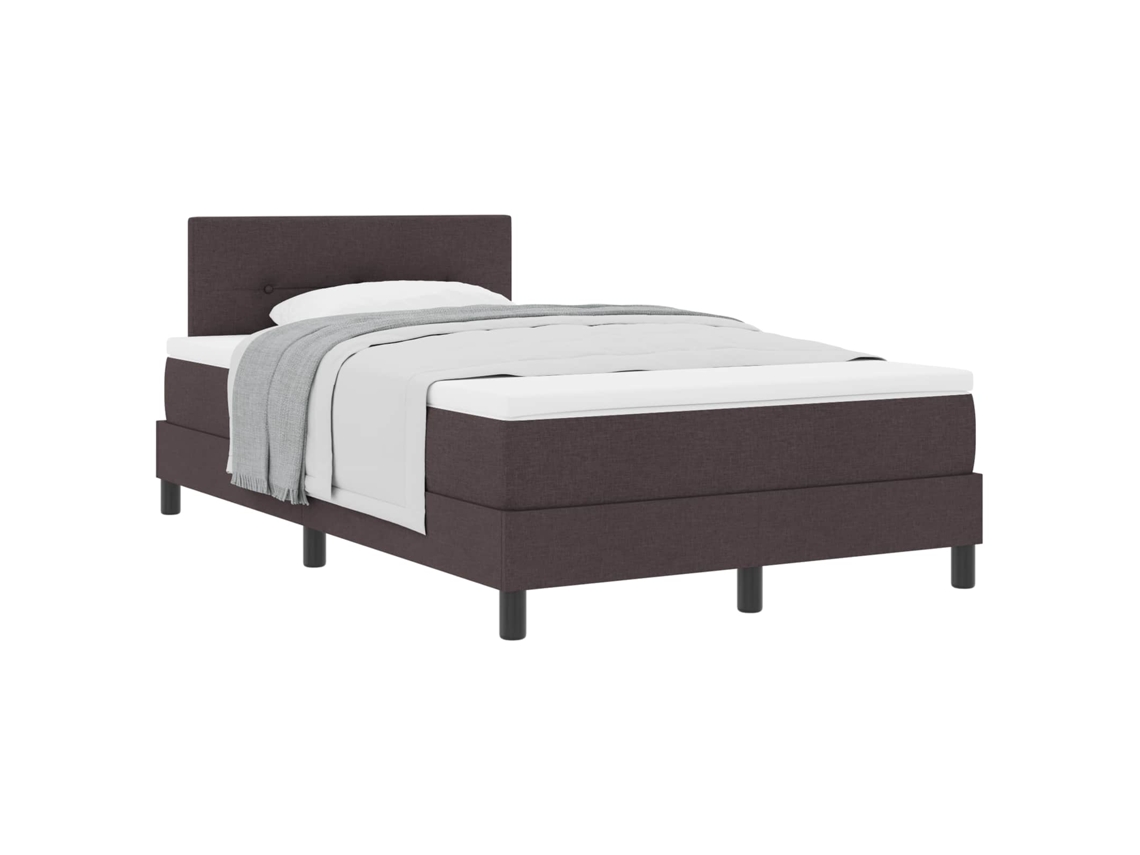 Cama Box com Colchão Marrom Escuro MAISON EXCLUSIVE (120x190 cm)
