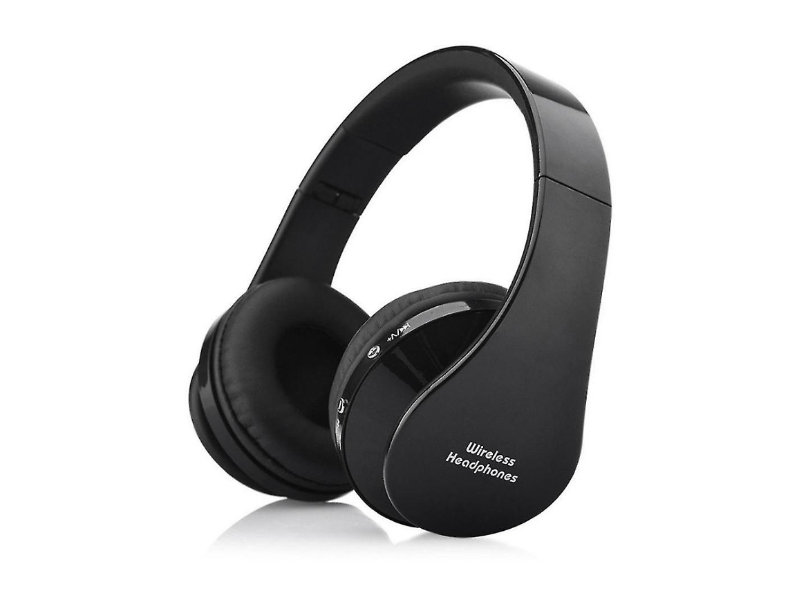 Fones De Ouvido Bluetooth Sem Fio Dobráveis, Fone De Ouvido Para Jogos Com Microfone Para Celular E Computador D Brilvibera (preto)