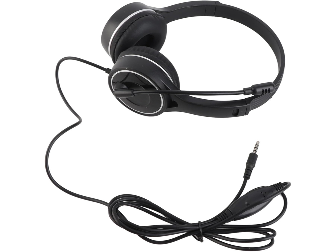 Fone De Ouvido Infantil Dobrável Com Fio E Microfone Para Viagens, Fone De Ouvido Estéreo Com Isolamento Ruído Para