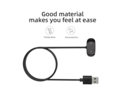 Carregador Usb Charger de Smartwatch para Xiaomi Smart Band 8 Preto