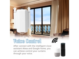 Laxiscreed Controlador Wifi Para Cortina Smart Com Comando Por Voz E App