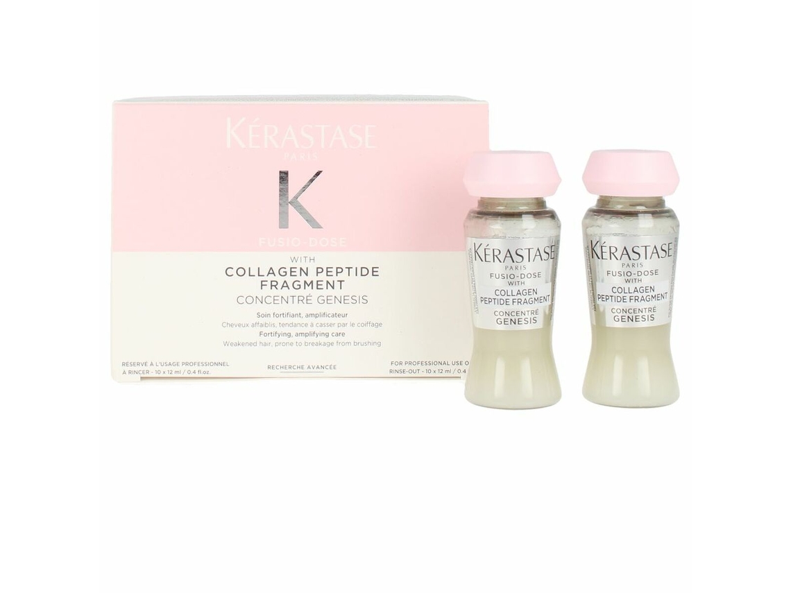 Tratamento Capilar Fortalecedor KERASTASE Fusio-Dose 10 X 12 Ml Cabelo Frágil