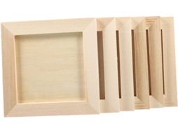 Conjunto de 6 Peças em Branco para Pintura em Argila e Atividades Criativas Faça Você Mesmo, CHABERLU