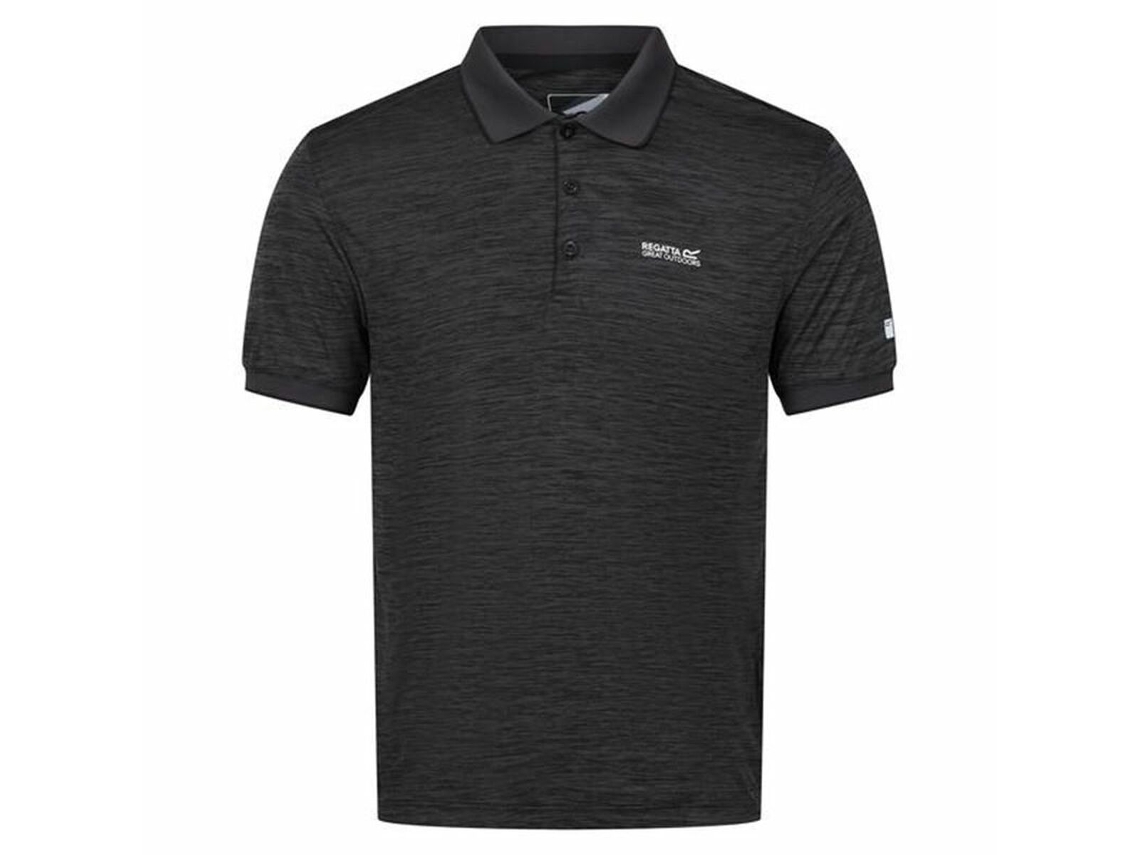 Polo de Manga Curta Homem REGATTA Remex Ii Ash Cinzento Escuro L