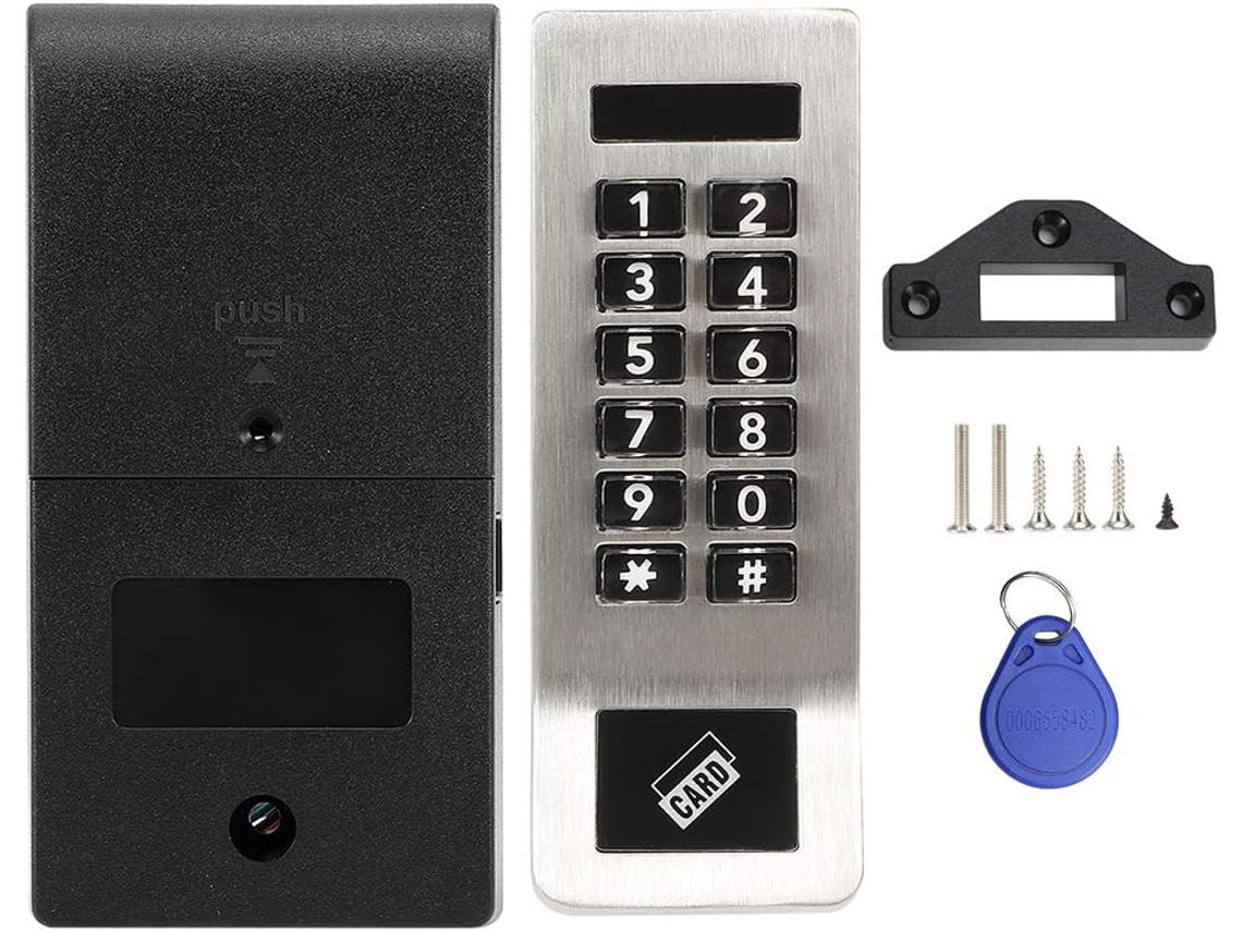 Fechadura Digital Com Código, Senha, Para Armário, Aço Inoxidável, 1